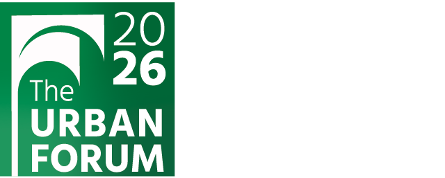 Urban forum logo white